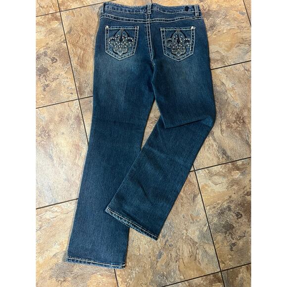 Nine West denim jeans, some stretch, women's size 12/30 - Picture 4 of 6